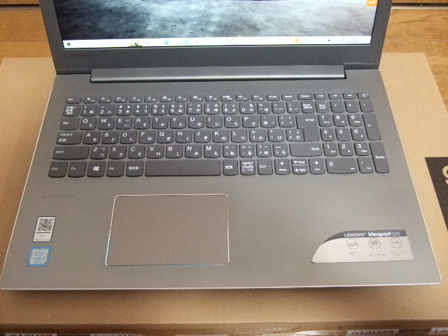 Lenovo ideapad 520-15IKB /第8世代Corei5-8250U/フルHD搭載15.6インチ