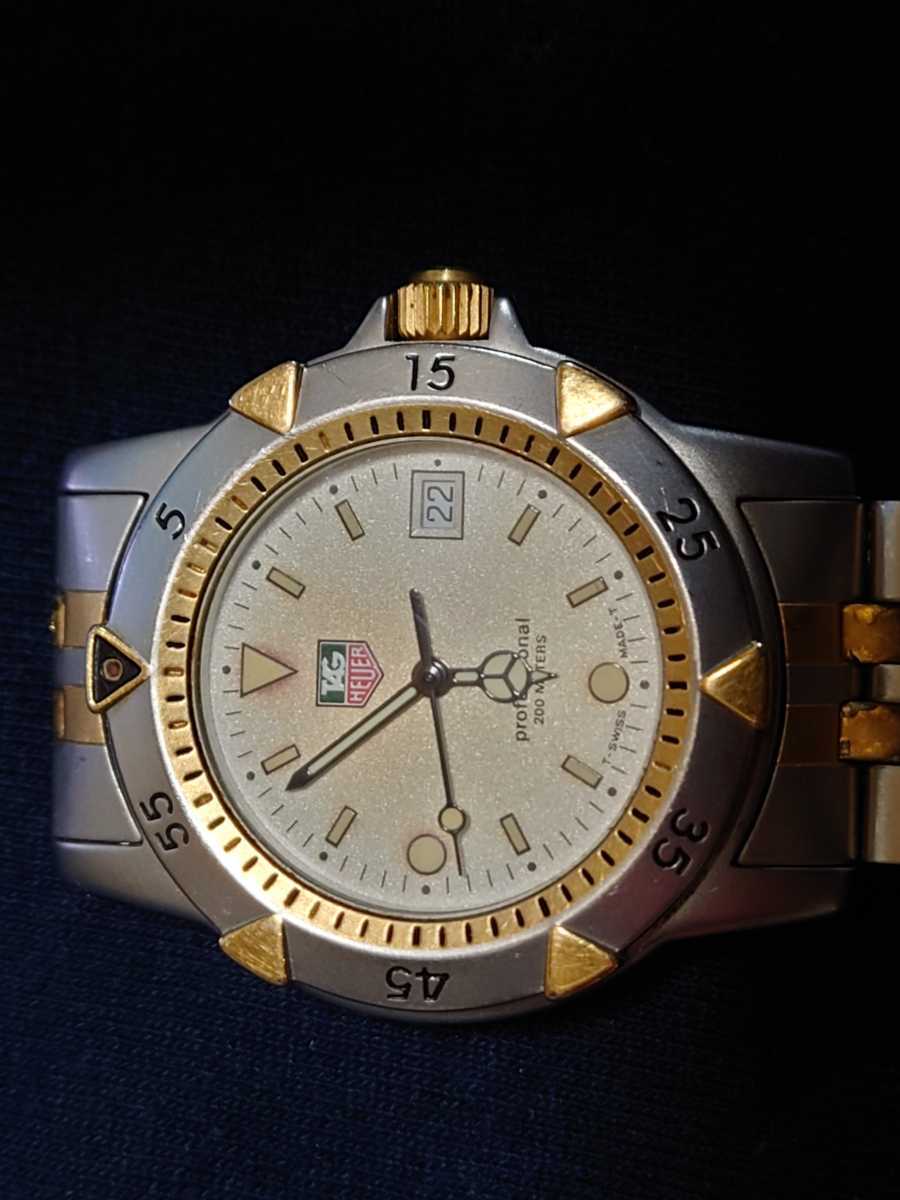 TAG HEUER タクボイヤー WE1211-R 稼働 ボーイズ 電池交換済み 1円 