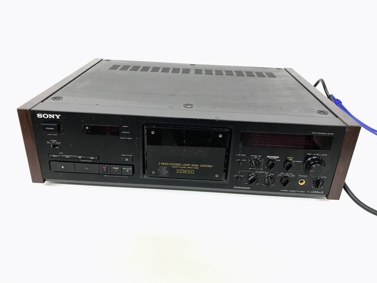 さ[IY1908]オーディオ機器 SONY/ソニー カセット デッキ TC-K333ESG