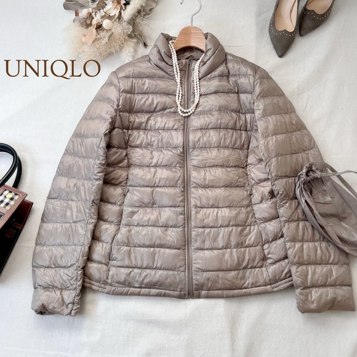 UNIQLO ユニクロ 軽くて暖かい ウルトラライトダウンジャケット 収納袋 