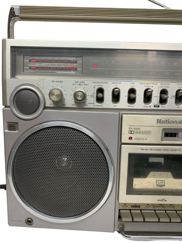 動作品 National RX-5500 ラジカセ 動作品|National ナショナル