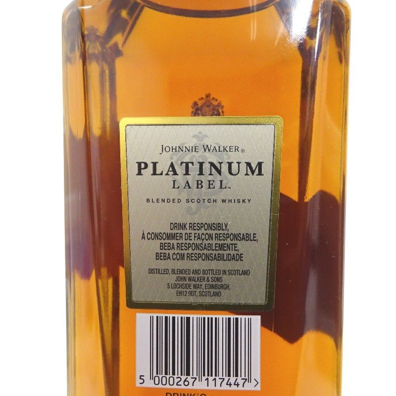 ジョニーウォーカー 18年 プラチナム 1000ml 箱付 ジョニーウォーカー