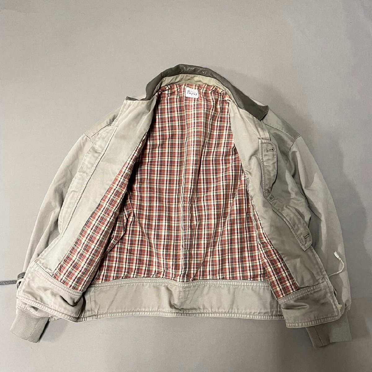 ○ Papas パパス 80s DC スウィングトップ ジャケット ブルゾン ジップ 