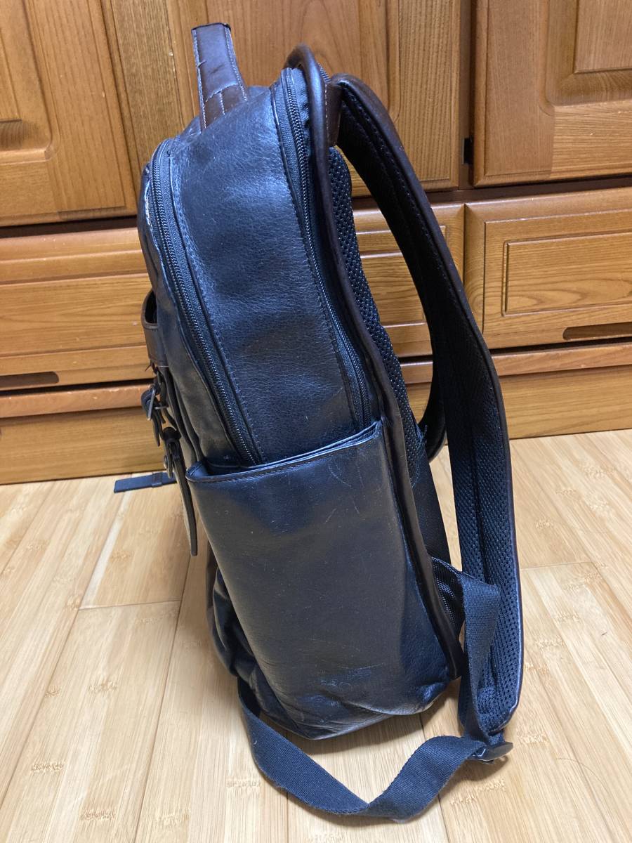 TUMI リュック バッグ 69780 ブラック 本革(かばん、バッグ)｜売買され