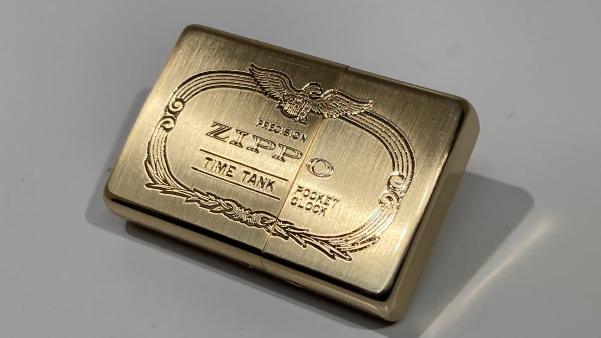 Zippo CLOCK Zippo型の時計（未使用】【超美品】ジッポー☆ZIPPO☆TIME 