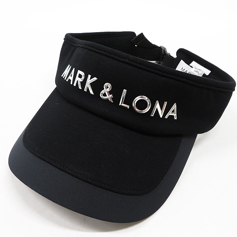 MARK&LONA マークアンドロナ サンバイザー ブラック系 [240001818141