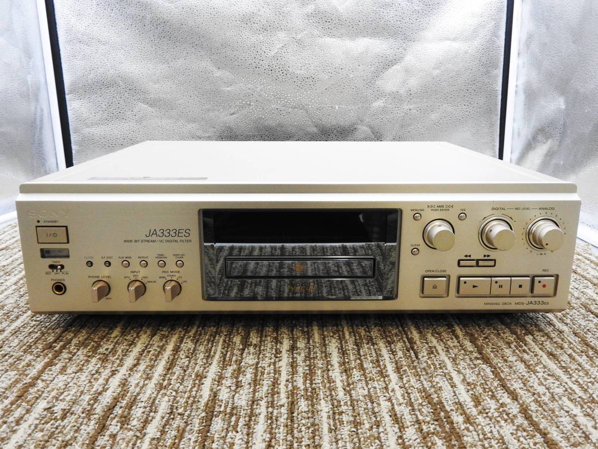 SONY ソニー☆MDデッキ MDS-JA333ES☆ジャンク品 「管理№F7632」 SONY