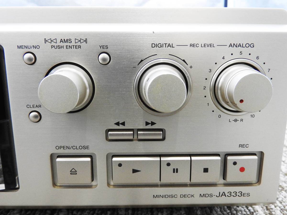 SONY ソニー☆MDデッキ MDS-JA333ES☆ジャンク品 「管理№F7632」 SONY