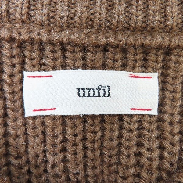 ☆unfil/アンフィル ウールアンドシルクブレンドVネックセーター OEFL-UM229/5 /060 アンフィル unfil unfil(アンフィル) - アン シルクブレンドVネックニット
