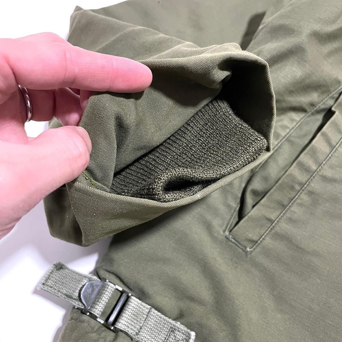ステンシル入り 70s us navy A-2 デッキジャケット / size m 