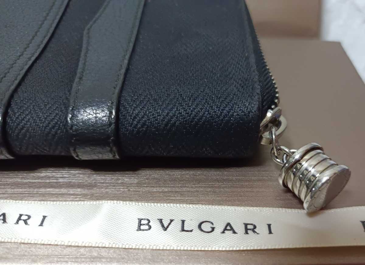 美品 ブルガリ BVLGARI 長財布 イザベラ ロッセリーニ イコナ 深緑 