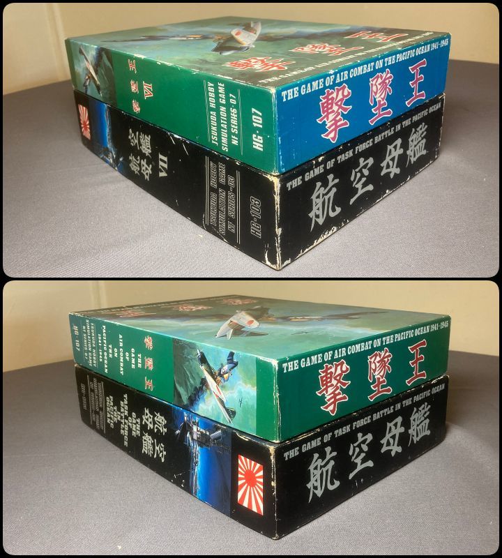 0685/古いボードゲーム☆ツクダホビー 撃墜王と航空母艦(説明書なし