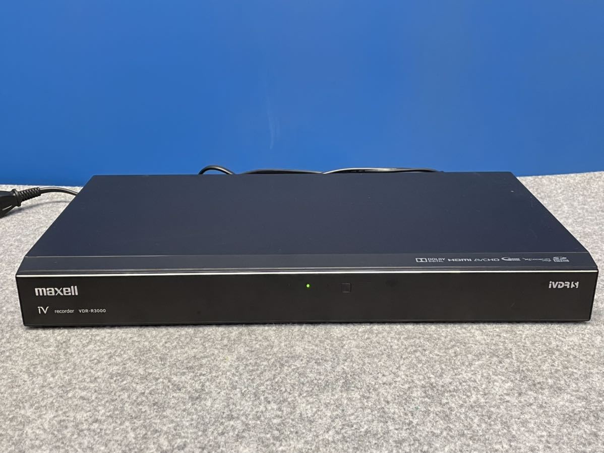 VDR-R3000 マクセル iVハードディスクレコーダー Yahoo!オークション 