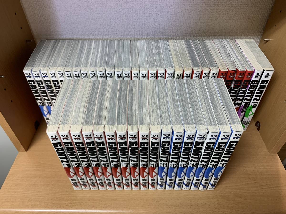 計46冊！ 「GANTZ ガンツ 全37巻」+「G ジー 1～3巻」+「E イー 1～4巻