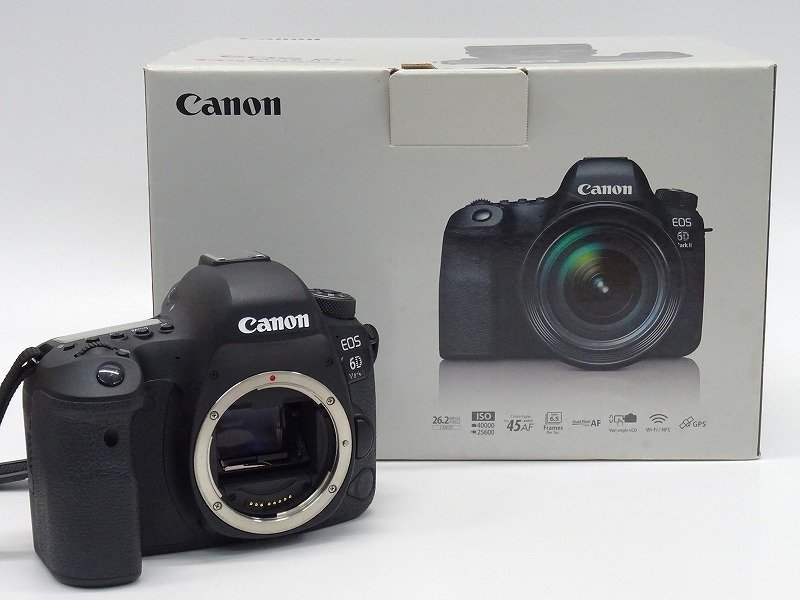 ●○【総シャッター数11，100回以下】Canon EOS 6D MarkII デジタル一眼レフカメラ ボディ EFマウント Mark2 キャノン○●014151005m○●