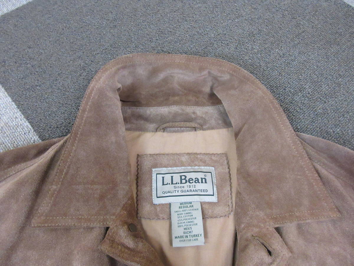通販正規店 L.L.Bean スエードジャケット XL~XXL 茶系 レザー 