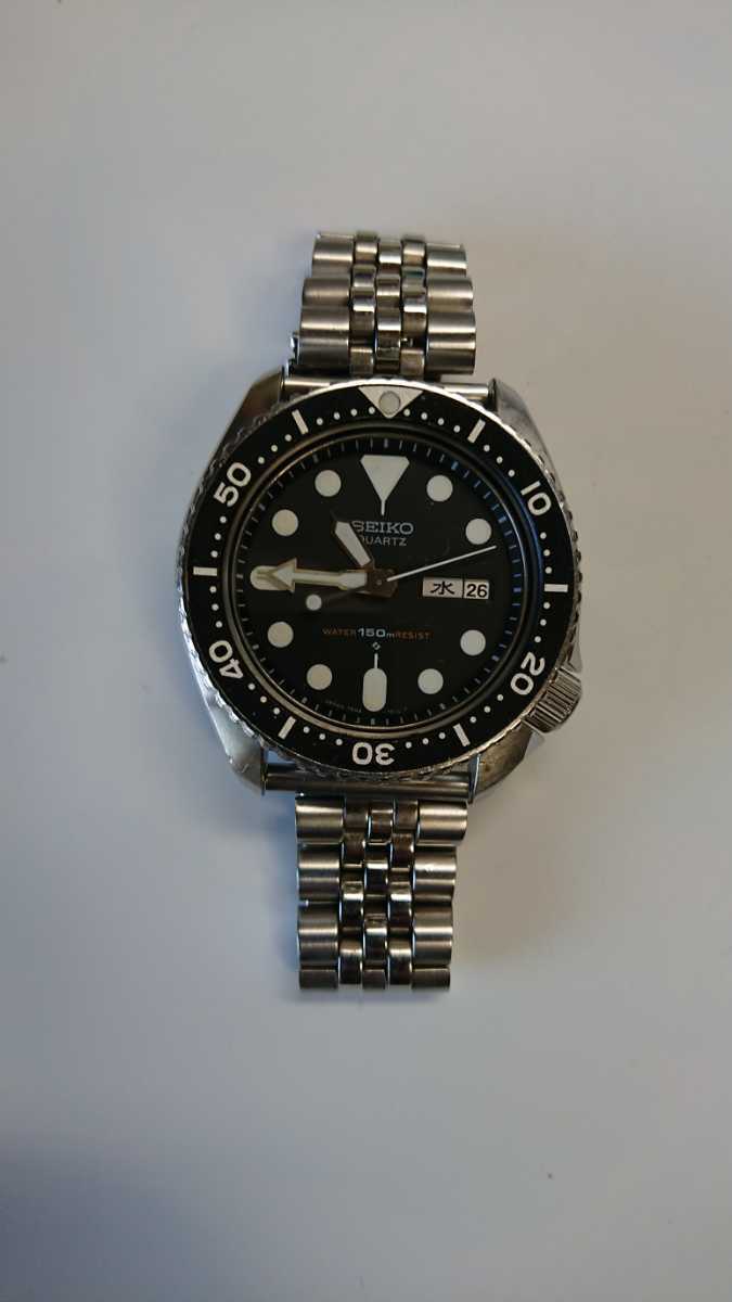 28♪SEIKO 2625-0010 セイコー ダイバーズウォッチ オレンジ文字盤