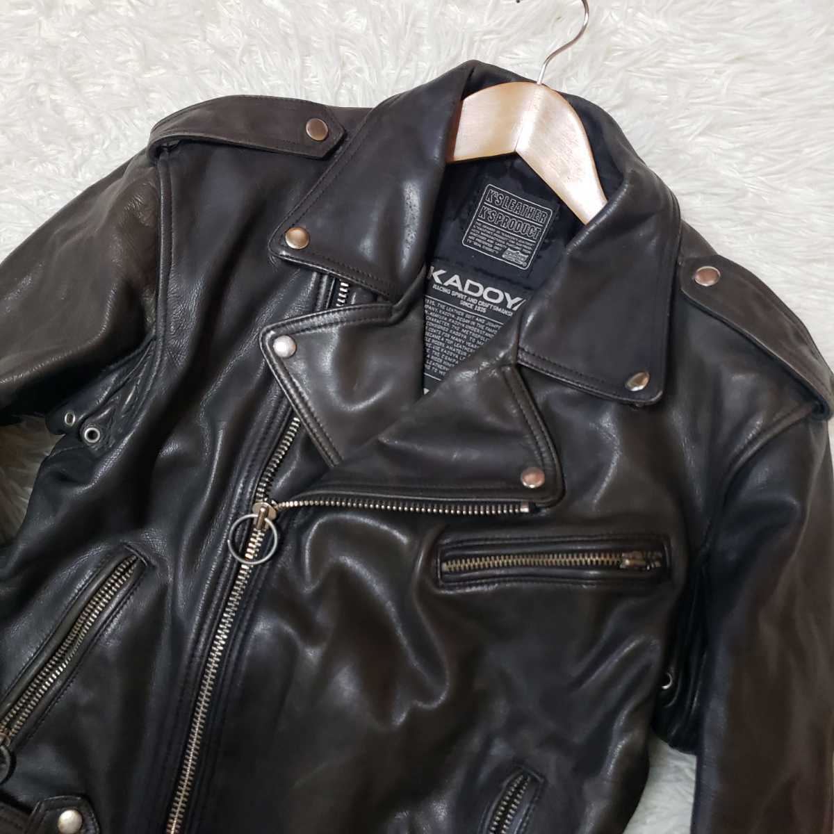 KADOYA【超希少サイズ XL】カドヤ ライダースジャケット レザー 