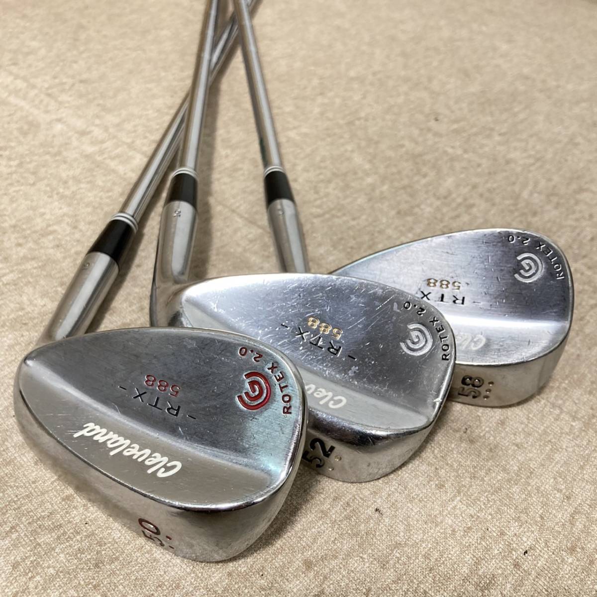 【値下げ】クリーブランド RTX588 ROTEX2.0 52° Cleveland RTX 0 クリーブランド 2.0 ウェッジ Wedge ROTEX - RTX588