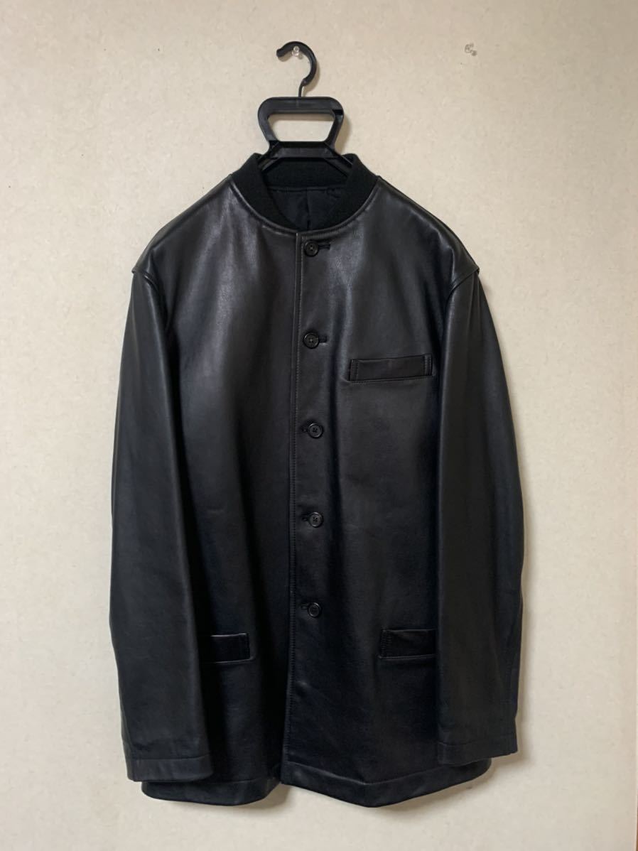 y's for men カウレザー スタジアムジャケット スタジャン ワイズ