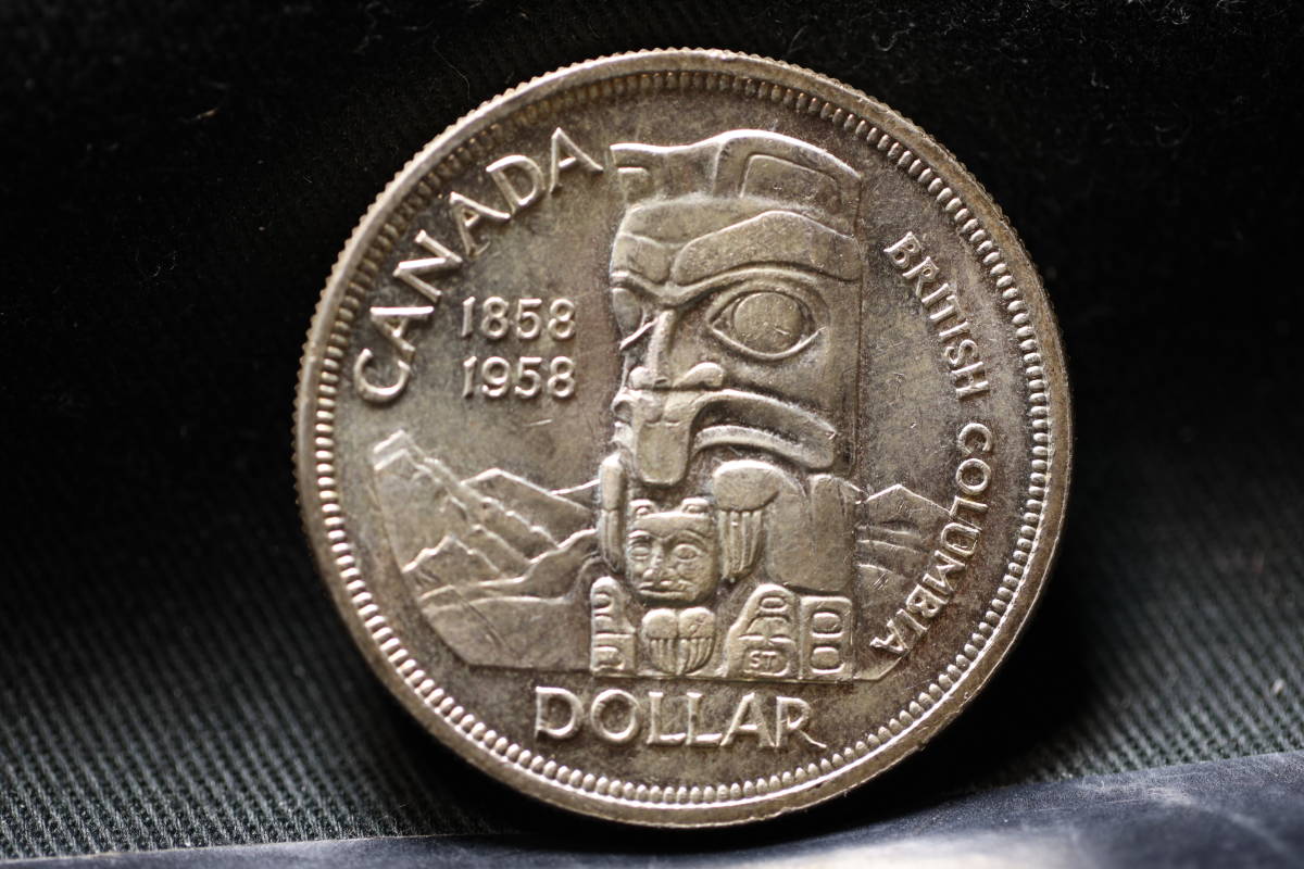 B2532）古銭 カナダ エリザベス2世 1ドル銀貨 ブリティッシュ