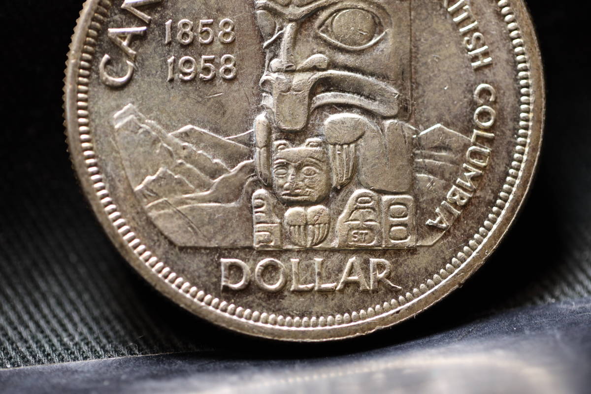 B2532）古銭 カナダ エリザベス2世 1ドル銀貨 ブリティッシュ