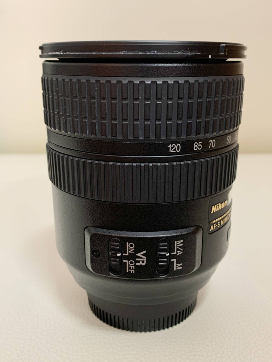完動美品 ニコン NIKON AF-S NIKKOR 24-120mm F3.5-5.6 G ED VR フード、フィルター、ソフトケース付き AF-S NIKKOR Nikon レンズ 完動 18-135mm