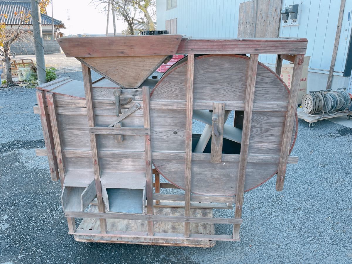 現状品/中古 木製 唐箕 特製 手回し 手動 とうみ トーミ 古民具 レトロ 古道具 引取歓迎 茨城県常陸大宮市 1106み6 I12 西