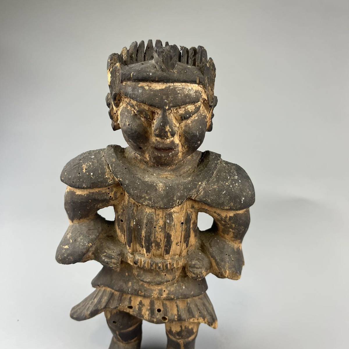 時代物 木造 神将 立像 木彫 仏教美術 寺院 仏教 宗教 密教 検 十二神