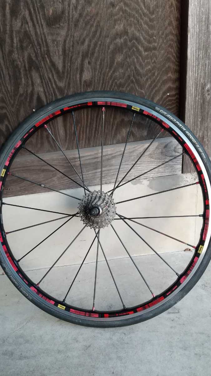 1円スタート MAVIC R-Sys RED ジャンク品 MAVICホイールバック付 