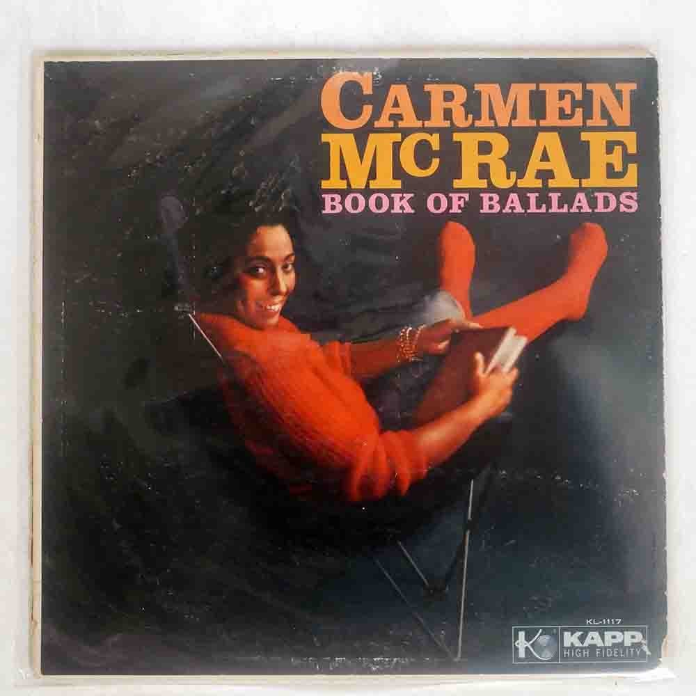 米 ジャンク オリジナル CARMEN MCRAE/BOOK OF BALLADS/KAPP KL-1117