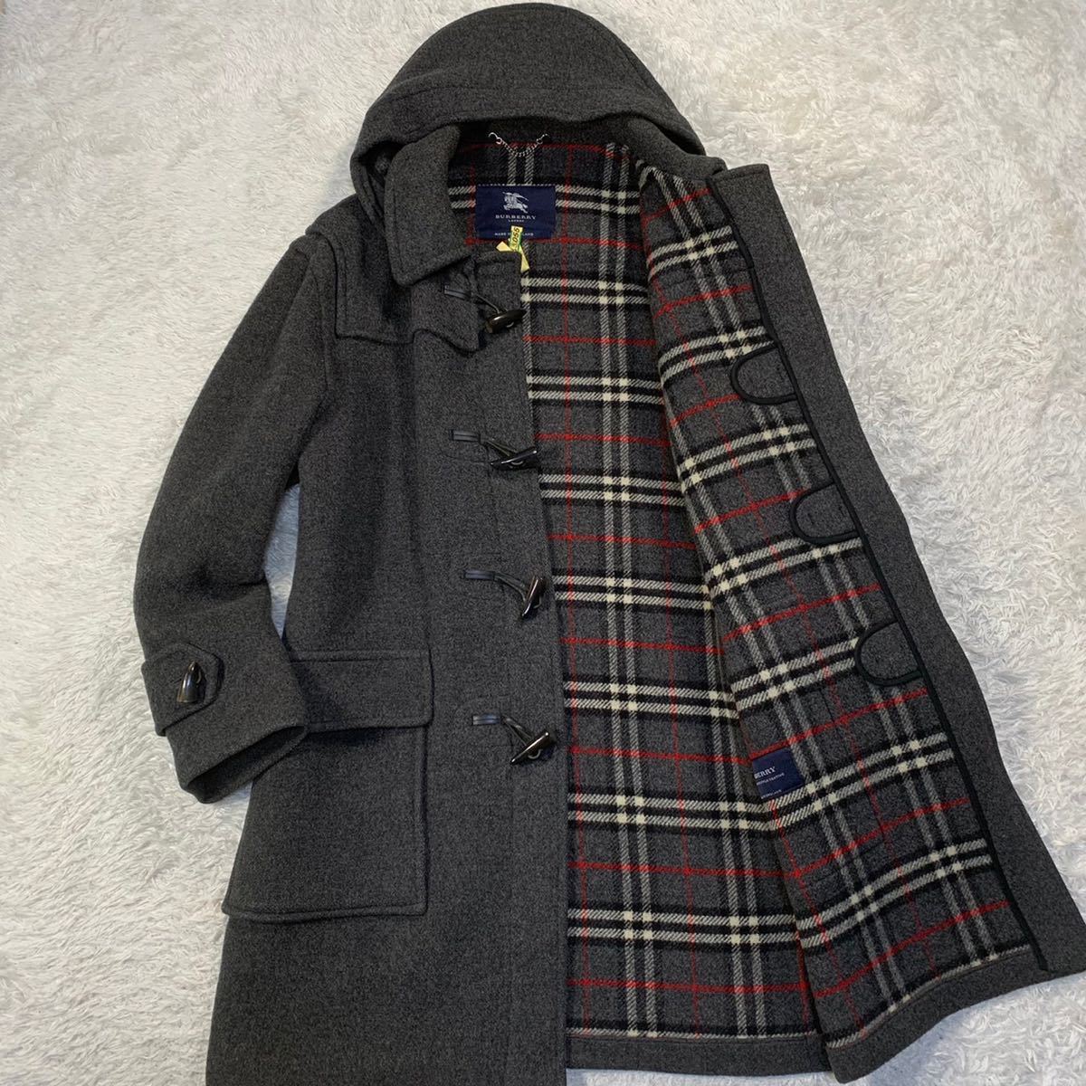 ダッフルコート ロンドン ウール 極美品✨バーバリー キャメル ウール