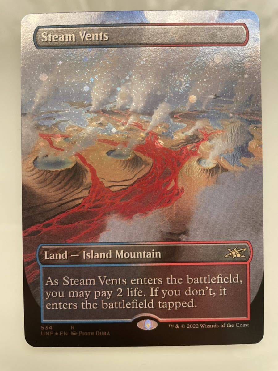 蒸気孔 ギャラクシー FOIL 英語 MTG アンフィニティ Unfinity UNF 蒸気