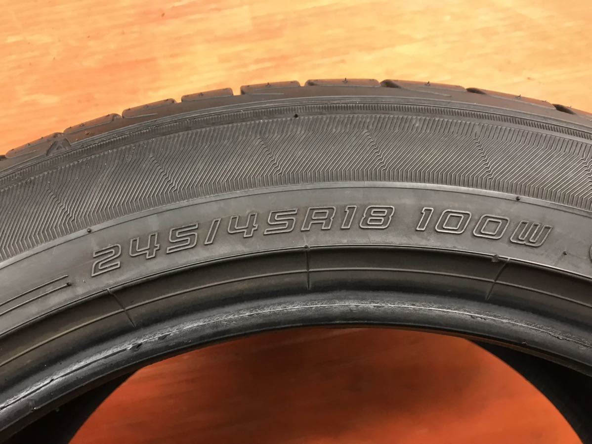 4g-264) 245/45R18 DUNLOP Le Mans V 7分山 2本 Dunlop 245&frasl;45R18 | Canada Free (OE)