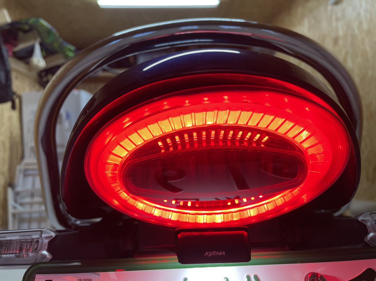 POSH Z900RS LEDテールランプ ルミナス Faith ダークレッド 