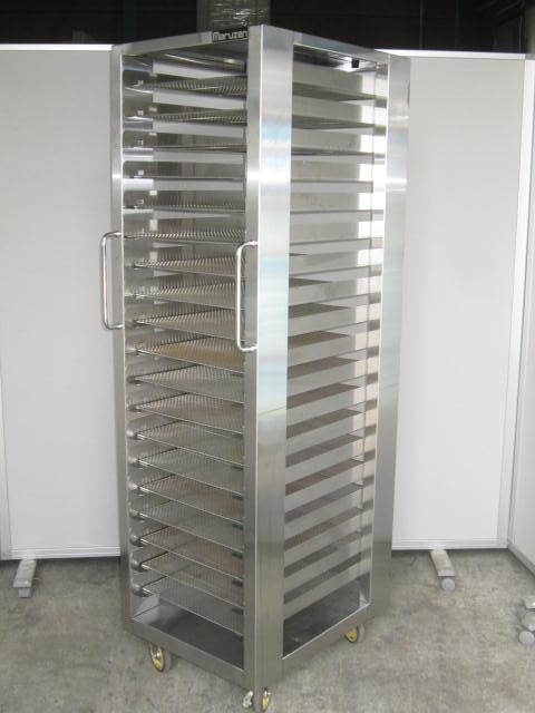 マルゼン 20段 ラックカート パンラック W49×D62×H170cm 網19枚 キャスター付き　No.5