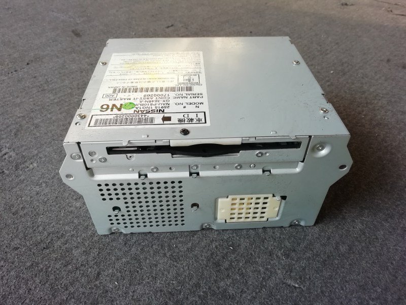 H23 スカイライン V36 純正 HDDナビユニット 25915 1NG1A 地図14-15年