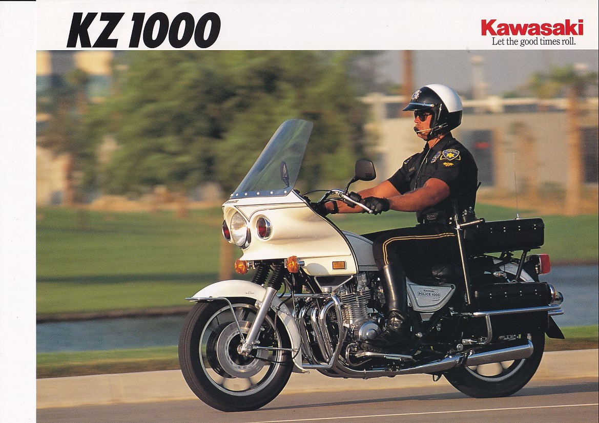 カタログ KAWASAKI KZ1000 POLICE 白バイ アメリカ仕様 送料無料 