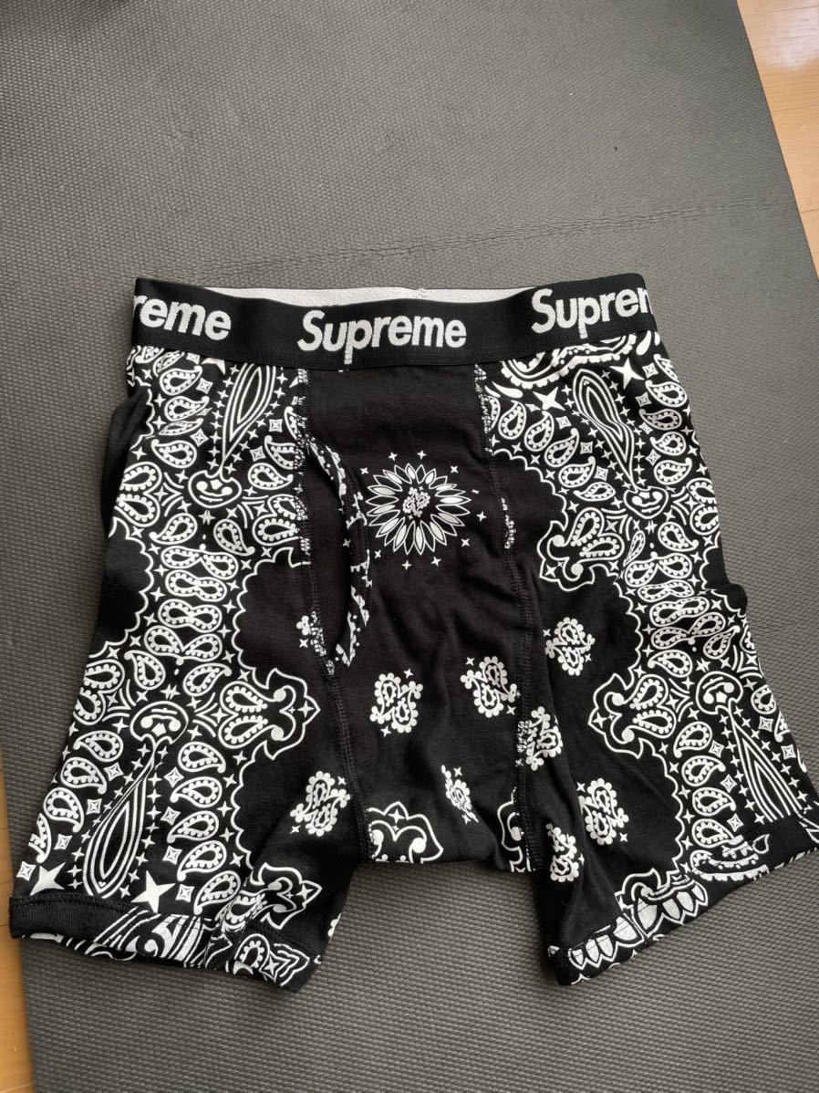 シュプリームhanes ボクサーパンツ3枚セットsサイズ supreme ボクサー