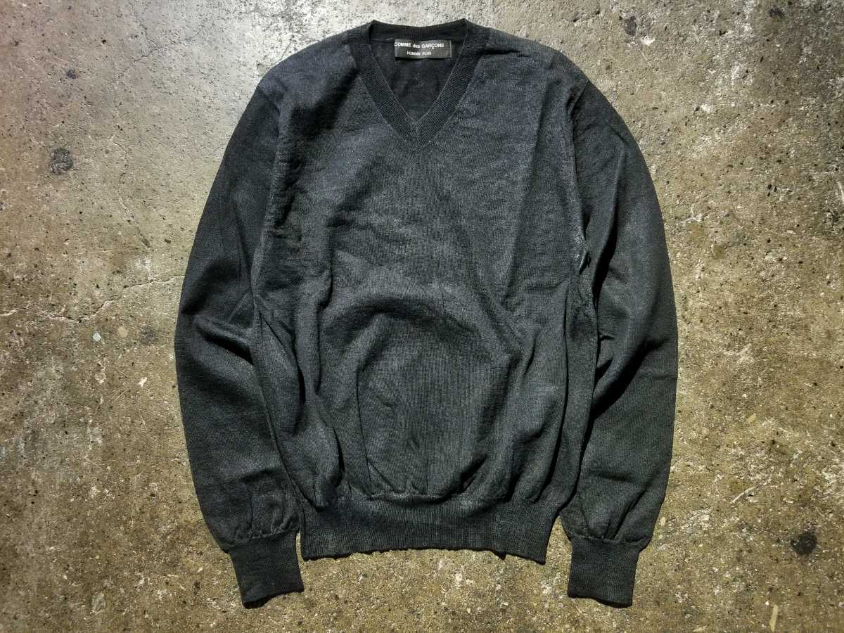 COMME des GARCONS HOMME PLUS 03ss 樹脂加工ニット 2003ss AD2002 