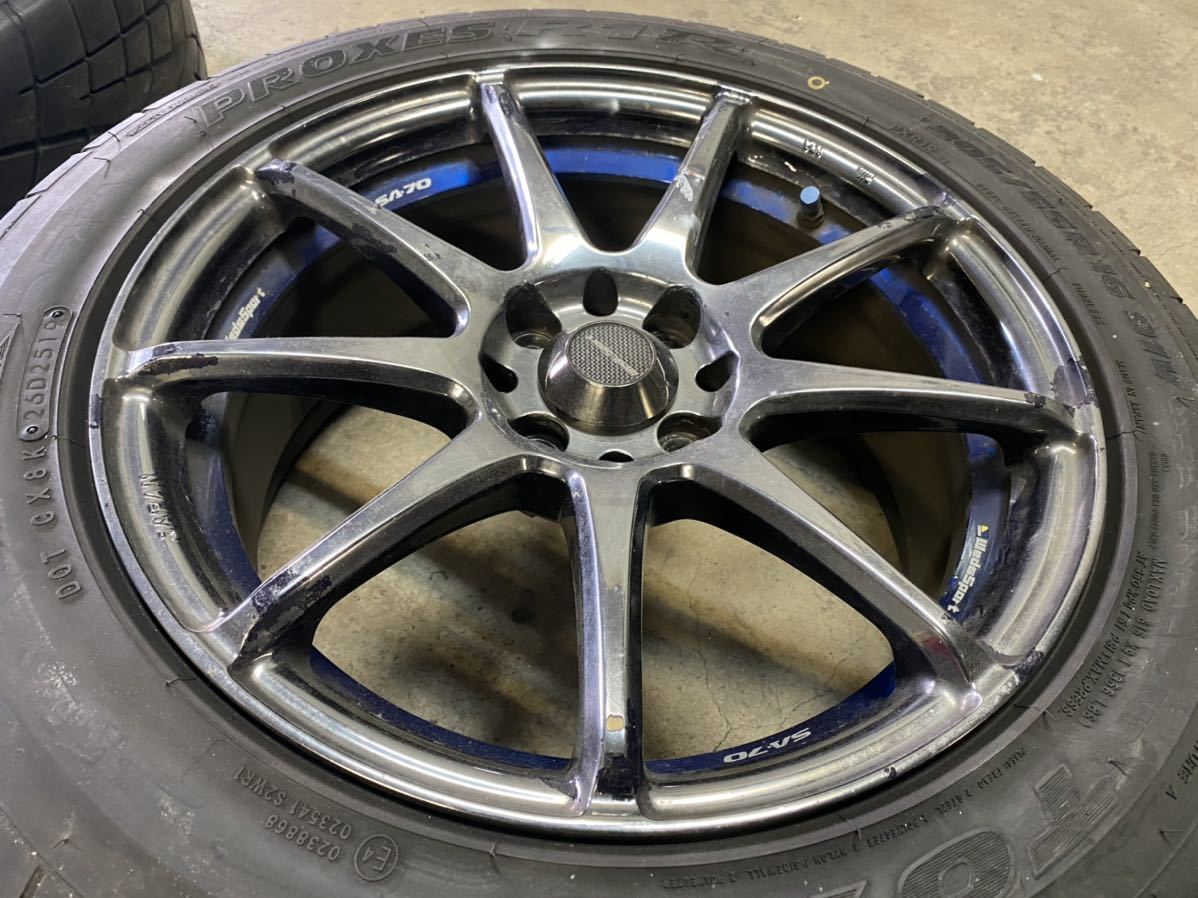 weds sport ウェッズスポーツ SA-70 16インチ 7J 4H PCD100 +38 2本 