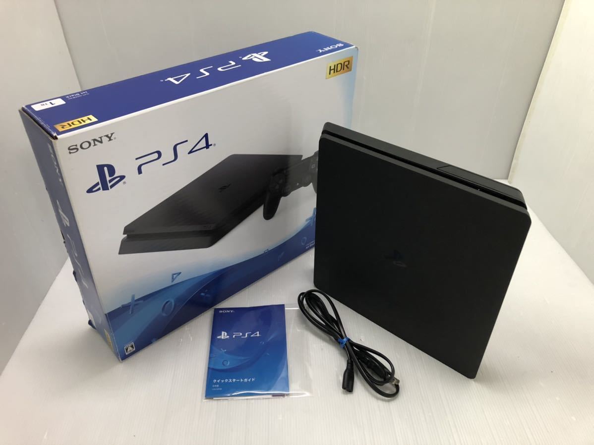 SONY PS4 本体のみ CUH-2200B 薄型 ブラック 箱付き HDD1TB FW 10.00 