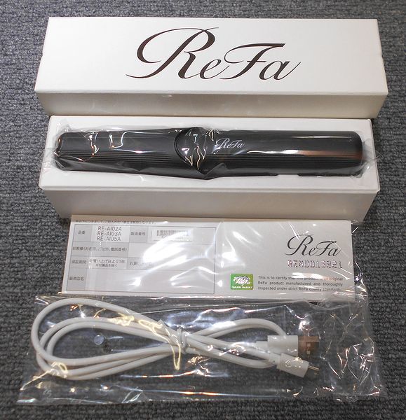 ☆MTG Refa リファビューテック フィンガーアイロン 黒 【RE-AI03A 