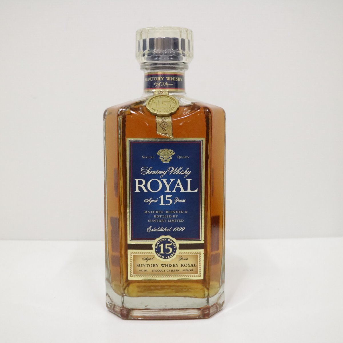 G24687C2S SUNTORY ROYAL 15年 サントリー ローヤル スリム ボトル 国産 ウイスキー 660ml 40% 古酒 未開栓
