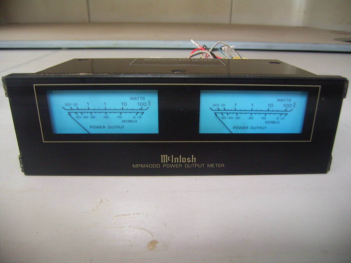 MPM4000 McIntosh マッキントッシュ パワーアウトプットメーター