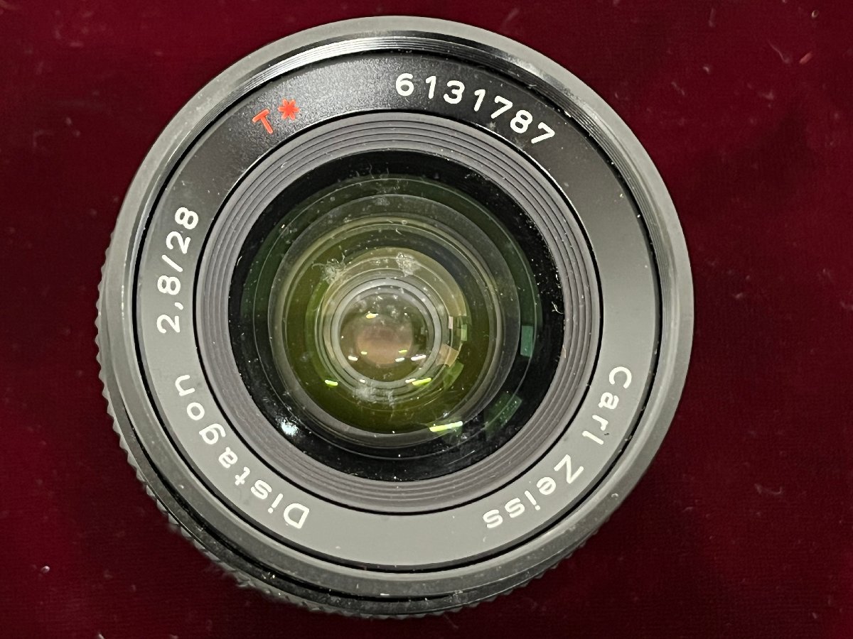 【1円～】CONTAX コンタックス カメラ レンズ Distagon 2，8/28 6131787 中古品 RA-04 Distagon コンタックス CONTAX K2703OB フード 良品