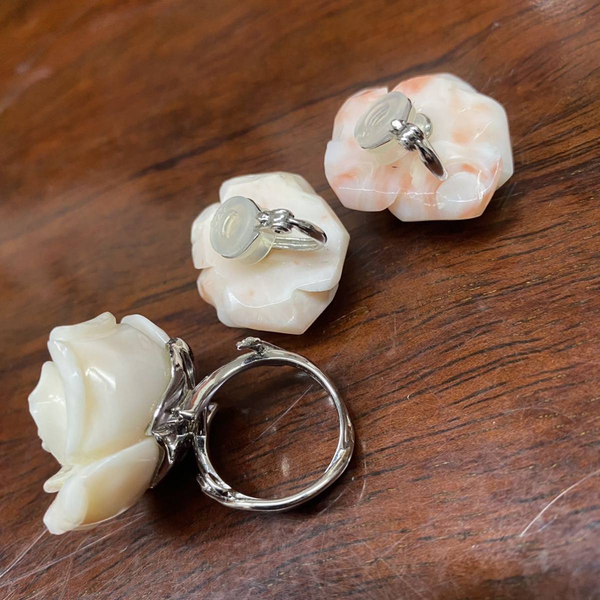 珊瑚 サンコ リング 指輪 K18｜アクセサリー 