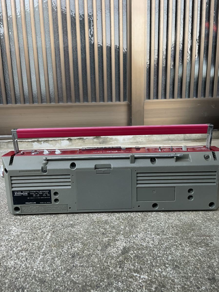HITACHI 昭和レトロ ラジカセ TRK-LX5 TRK-LX5 HITACHI PERDISCO 一部
