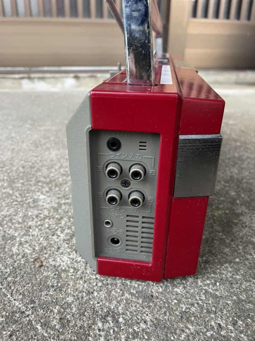 HITACHI 昭和レトロ ラジカセ TRK-LX5 TRK-LX5 HITACHI PERDISCO 一部