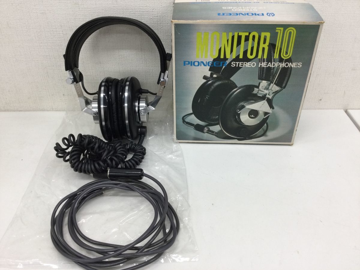 営HS453-60　 PIONEER パイオニア MONITOR10 ヘッドホン ステレオ　ヘッドフォン 箱付き 現状品 0 Pioneer PIONEER of the POWER
